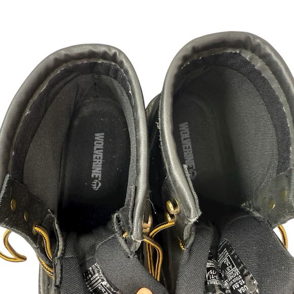 Wolverine Work Boots‎ Men Size 10.5 M Waterproof Floorhand Steel Toe Leather NEW - Picture 6 of 11